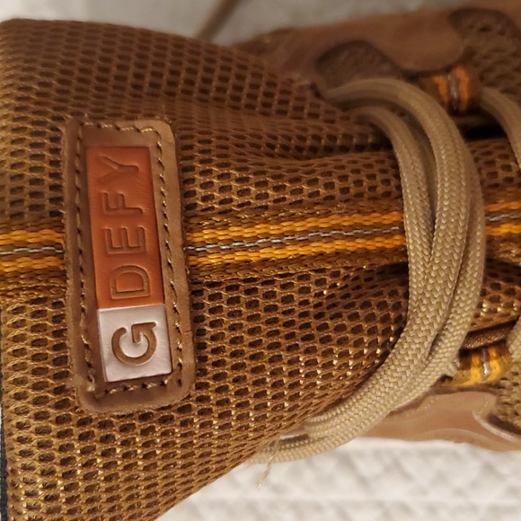 G-Defy Men's Gravity Trampoline Brown Low Top   Hiking Sneakers - Picture 10 of 14